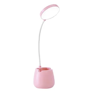 VL025 VELADOR LED LAPICERO 42 X 10 CM ROSA