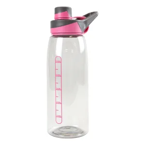 B600P BOTELLA DEPORTIVA 750ML GRIS CON ROSA