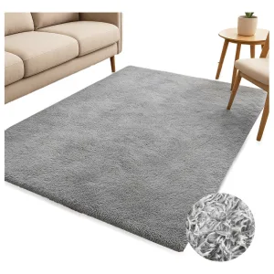 ALF240 GRIS CLARO ALFOMBRA 200x240 100% POLIESTER