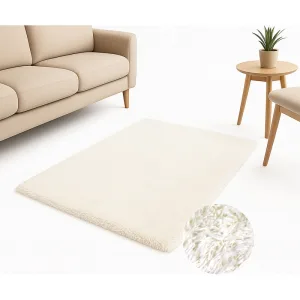 ALF150 BLANCO ALFOMBRA 100X150 100% POLIESTER