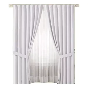 COR002 BLANCO HUESO - CORTINAS 20% BLACK OUT 140X260CM