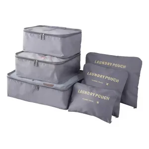 OV001 ORGANIZADOR DE VALIJA SET 6/PCS