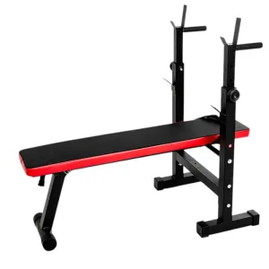 Banco De Pecho Plegable Dakota, Tabla De Gimnasio Con Soporte Para Barra